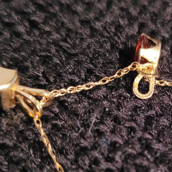 10K Necklace with (2) 14K Pendants - Picture 5 of 6